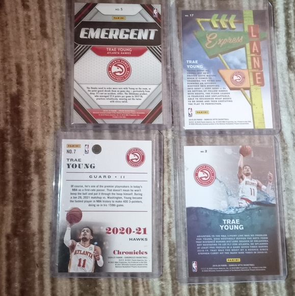Trae Young 4+1 card lot - Picture 16 of 16
